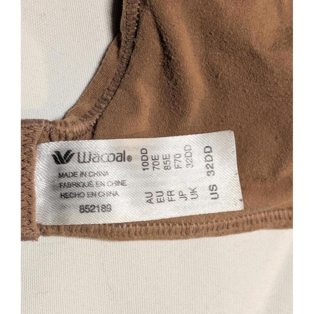 Wacoal 32DD Molded Padded Wireless Mocha Bra EUC - Picture 3 of 6